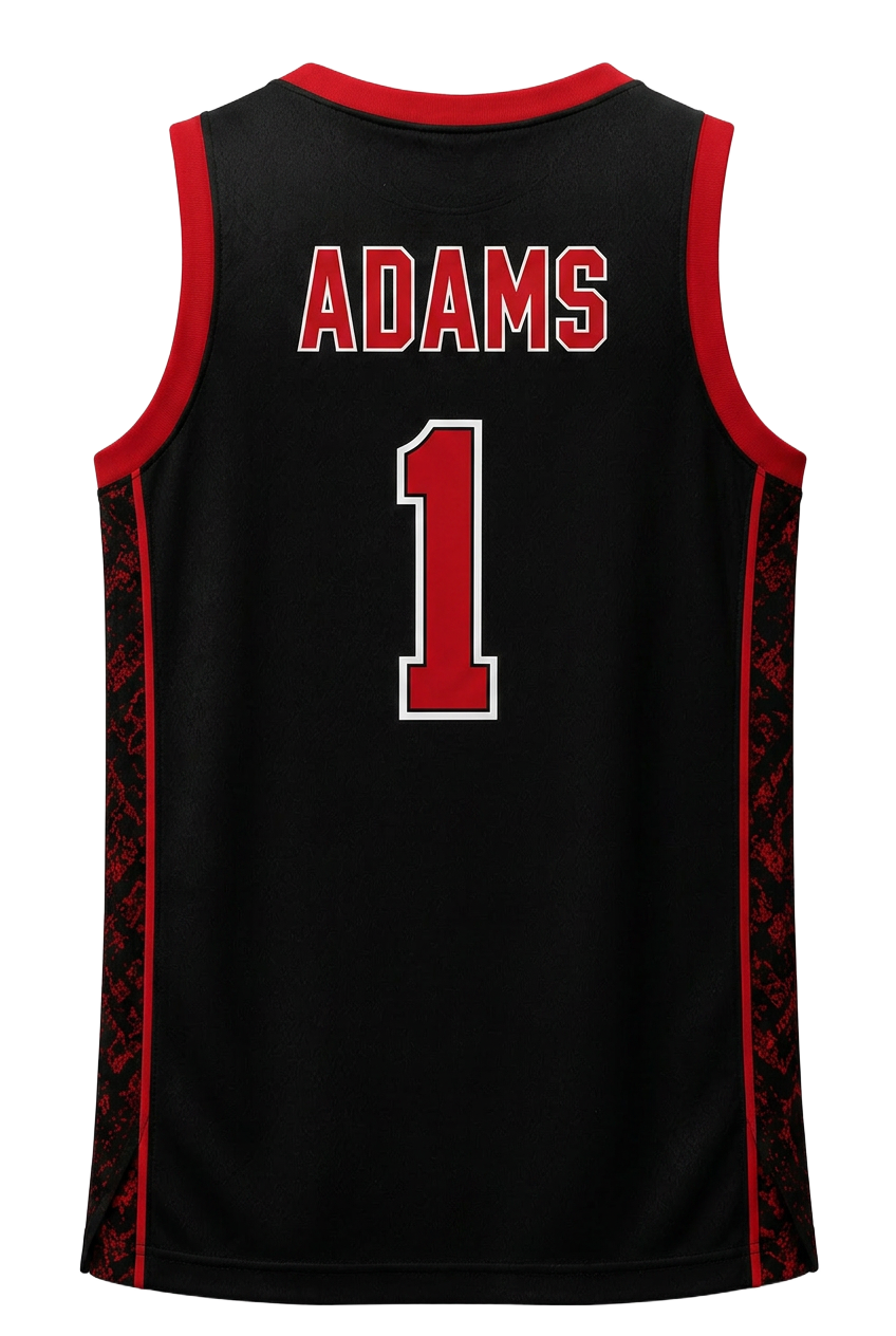 Adams #1 away jersey