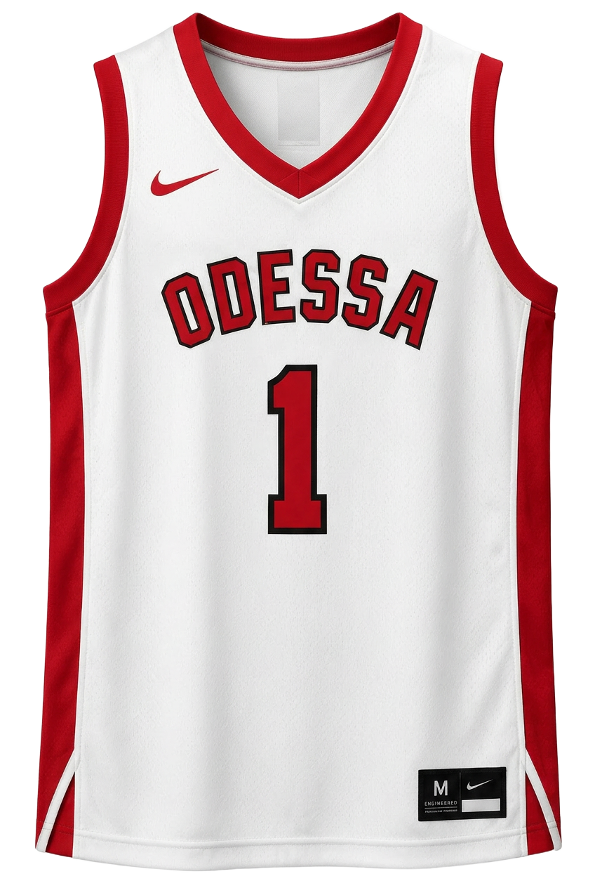 Odessa #1 home jersey